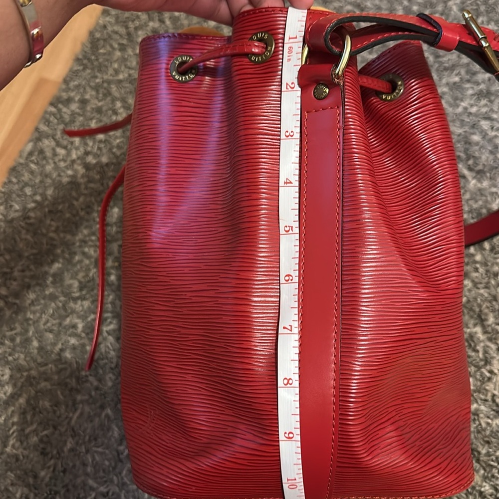 Authentic Louis Vuitton Petit Noe Red - Picture 13 of 16